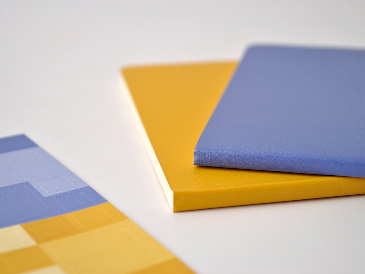 Moleskine Volant Journals Forget Me Not Blue / Amber Yellow