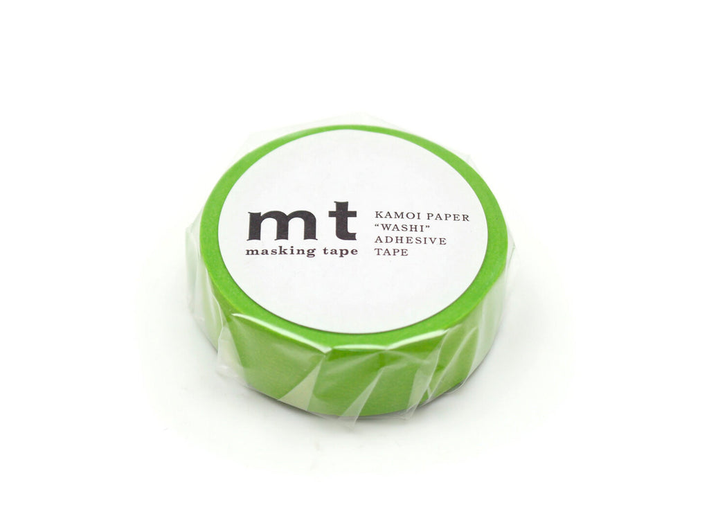 MT Masking Tape - 15 mm Matte Yellowgreen