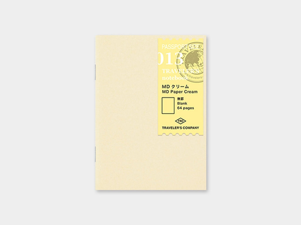 P13 MD Paper Cream Refill TRAVELER'S Notebook - Passport Size