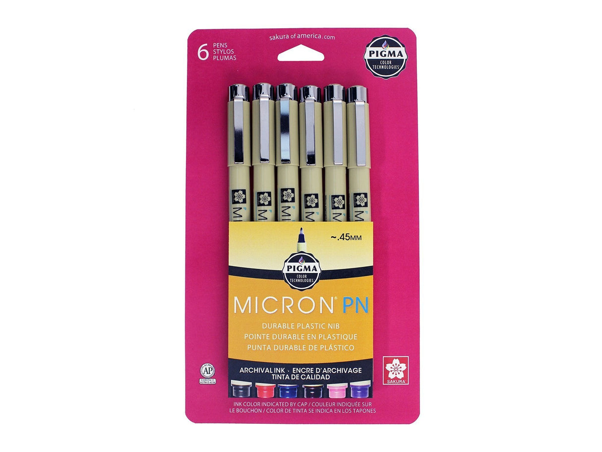 Pigma Micron PN 6 Pack