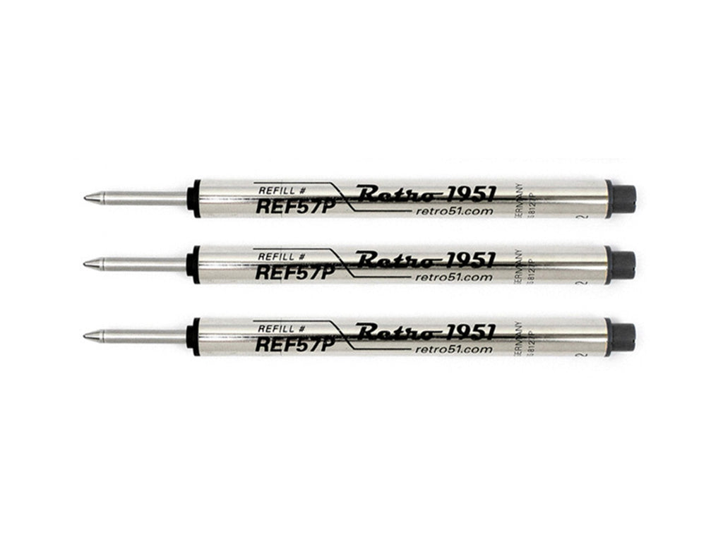 Retro 51 Rollerball Pen Refill Pack of 3