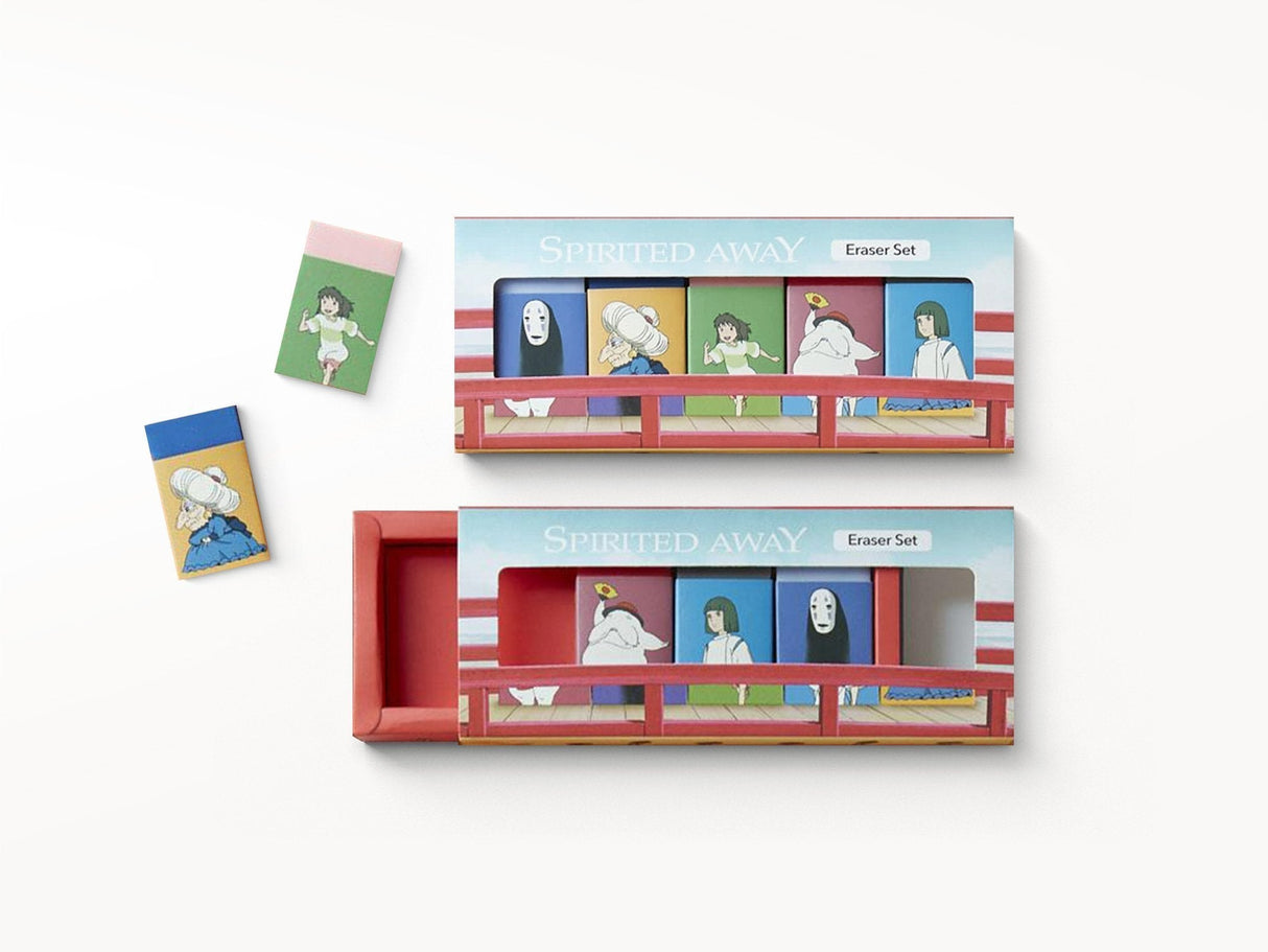 Spirited Away Eraser Set