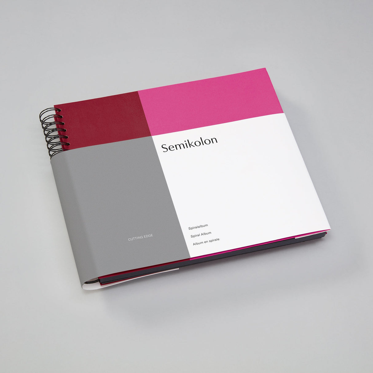 The Cutting Edge Color Block Spiral Scrapbook