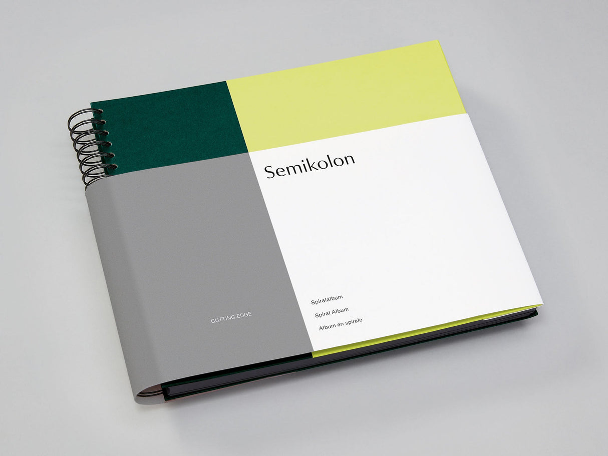 The Cutting Edge Color Block Spiral Scrapbook