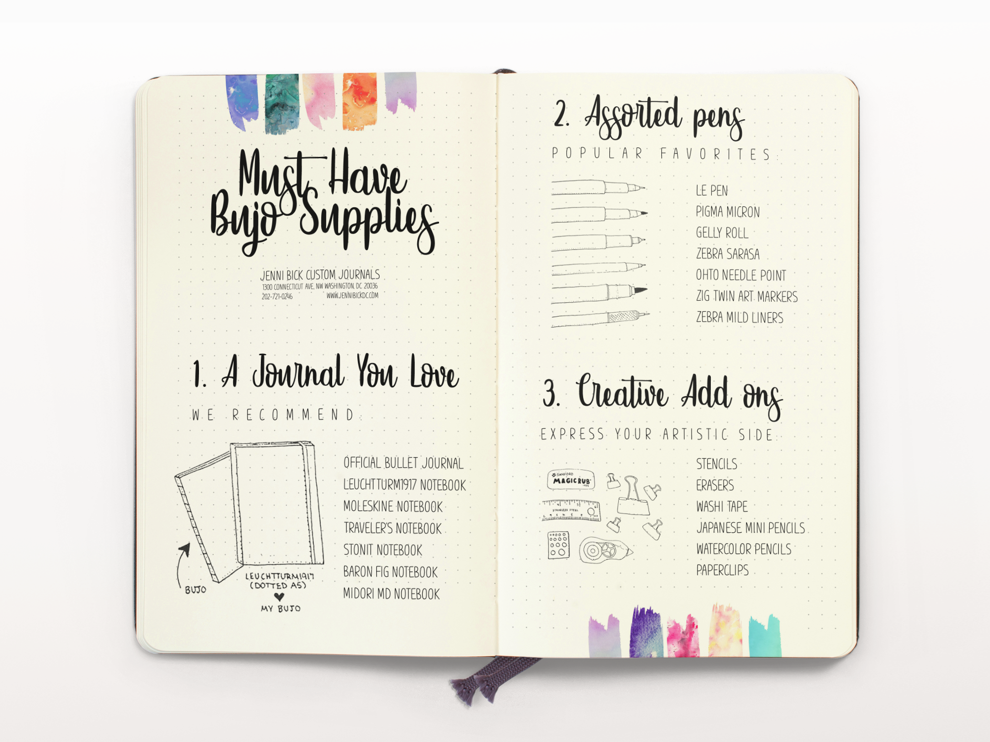 Must-Have Stamps for Your Bullet Journal or Planner