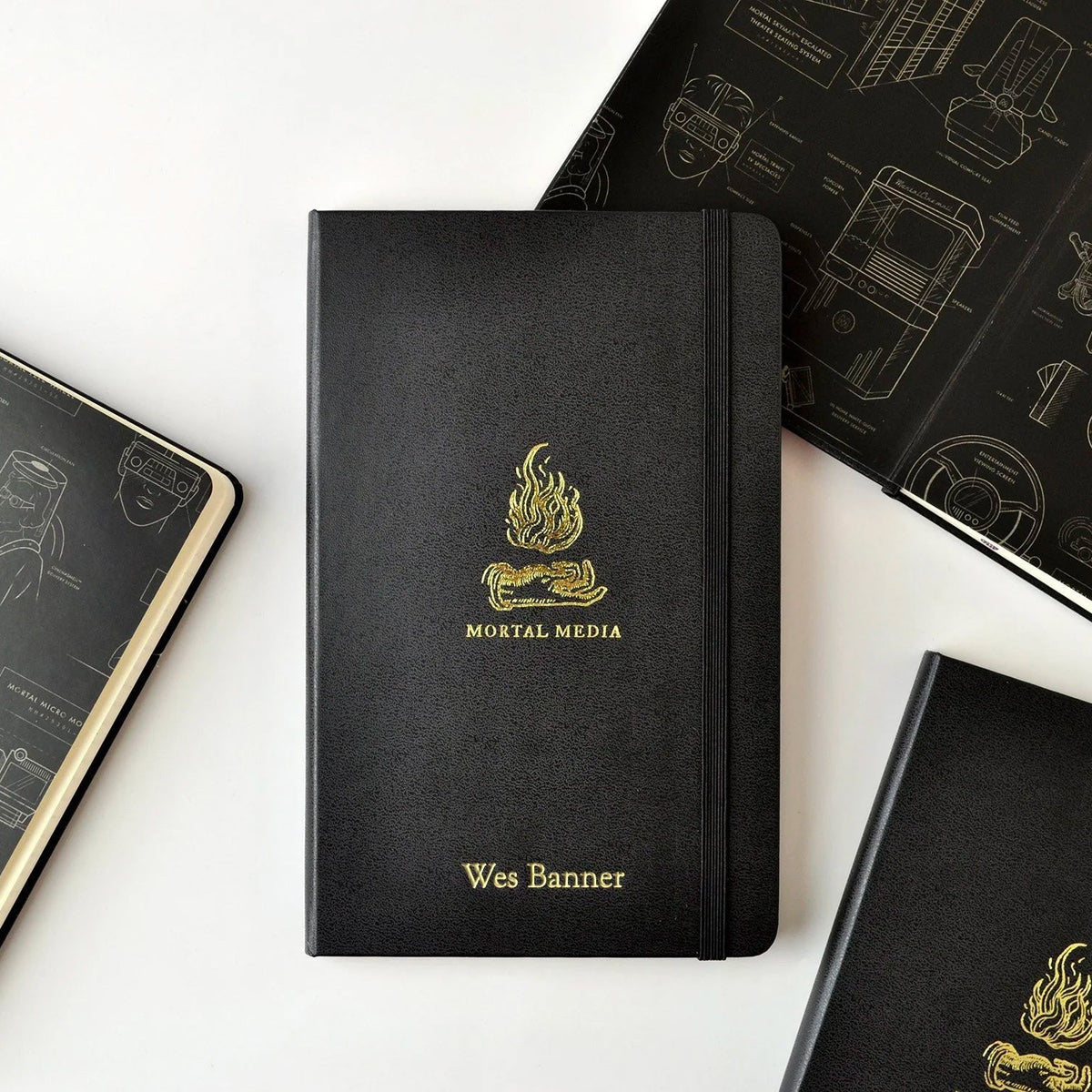 Gold Logo & Printed Insert Pages – Jenni Bick Custom Journals