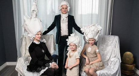 Russian Artist Crafts Intricate Baroque Wigs from Paper