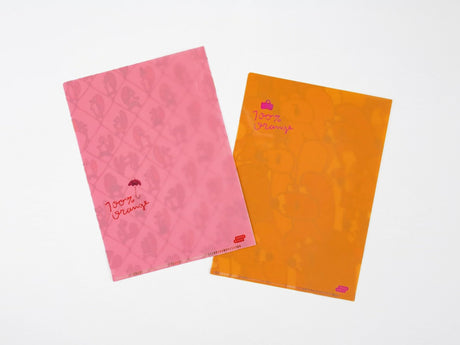 100%ORANGE Hobonichi Folder Set of 2 for A5 Size - Squirrel Squadron