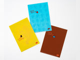 100%ORANGE Hobonichi Folder Set of 3 for A6 Size - Squirrel's Moving Day