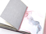 Silvery Blush One of a Kind Leather Journal