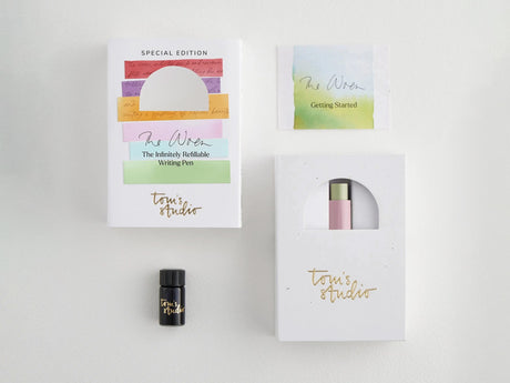 Tom's Studio The Wren - Colour Block Refillable Writing Pen