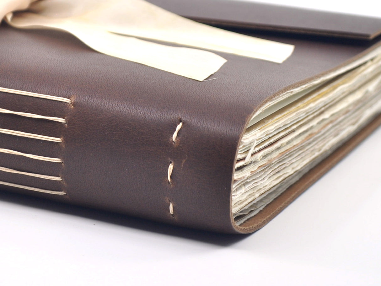 Cashmere One of a Kind Leather Journal