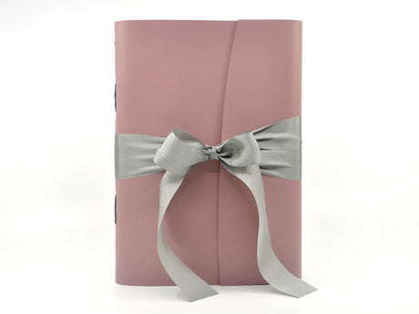 Silvery Blush One of a Kind Leather Journal