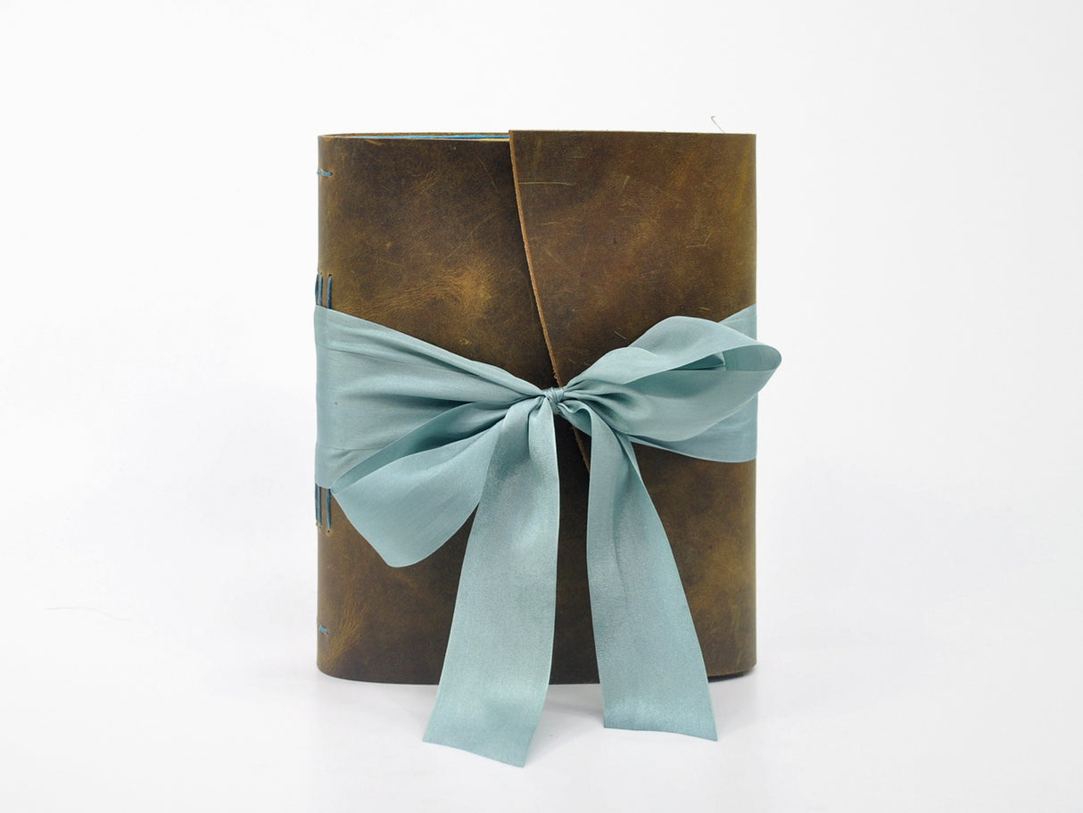 Beach Day One of a Kind Leather Journal