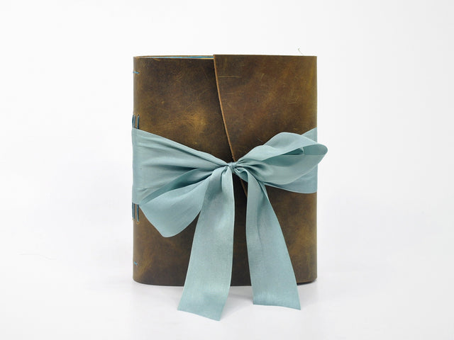 Beach Day One of a Kind Leather Journal