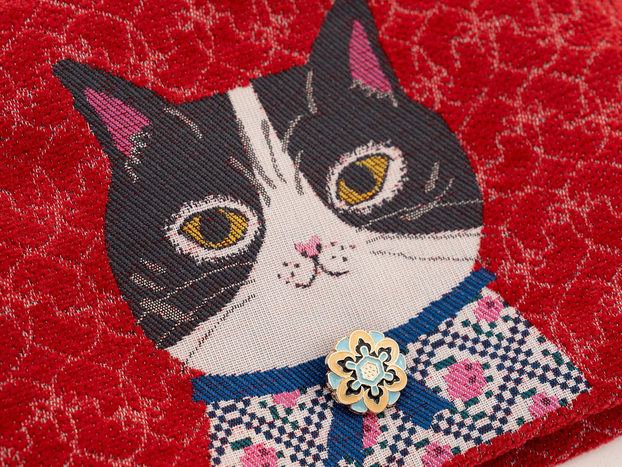 Kusuguru Japan Honey Bean Jacquard Pouch