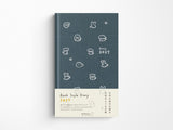 Midori Book Style Diary 2027 - Navy Dog