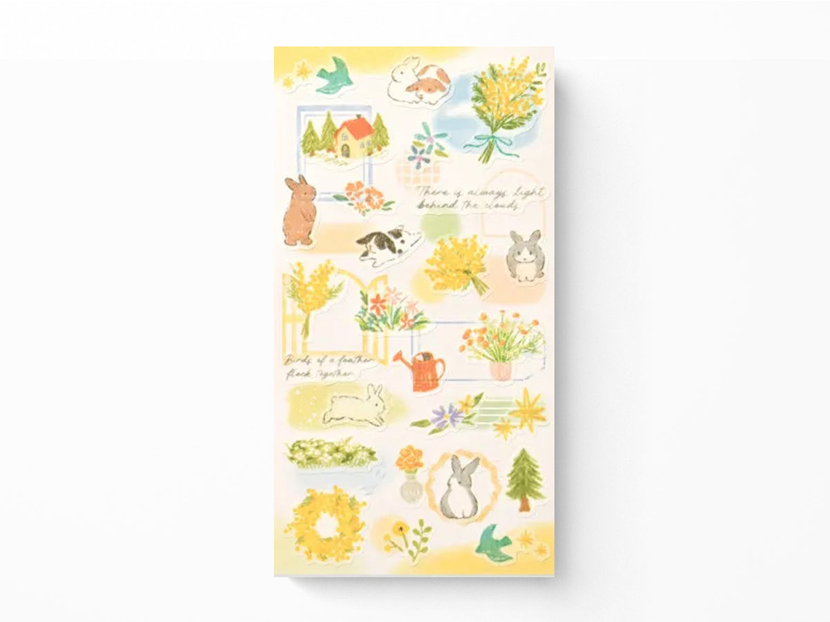 Deco Time: Rabbits Sticker Sheet