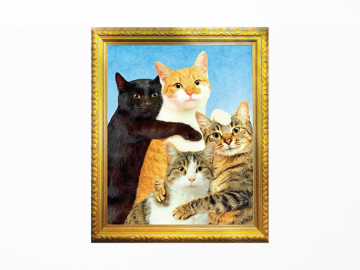Kitty Family Die Cut Sticker