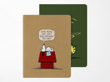 Moleskine Peanuts Limited Edition Cahier Journal - Snoopy and Wookstock Set of 2
