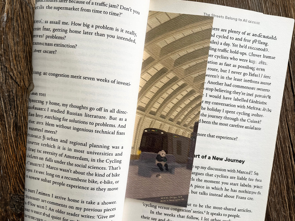 DC Metro Panda Bookmark