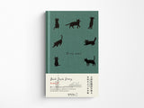 Midori Book Style Diary 2027 - Green Cat