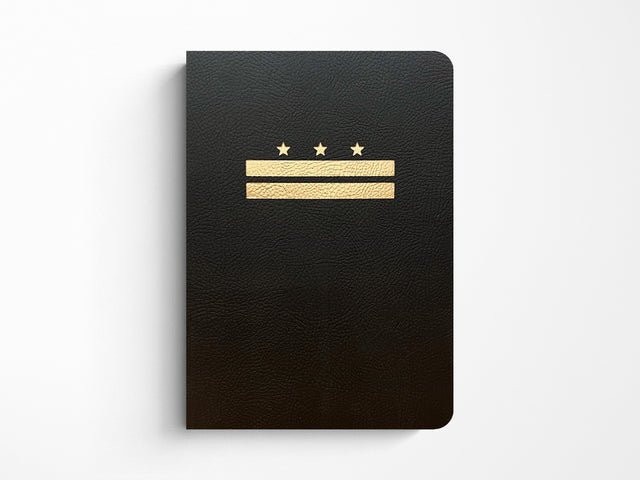 Jenni Bick Special Edition DC Flag Leather Notebook