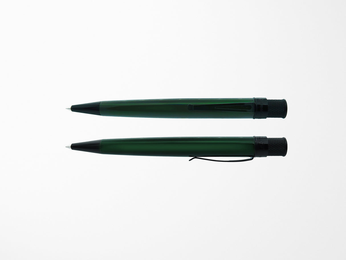 Retro 51 Tornado Rollerball Pen Stealth Lacquer - Emerald Green