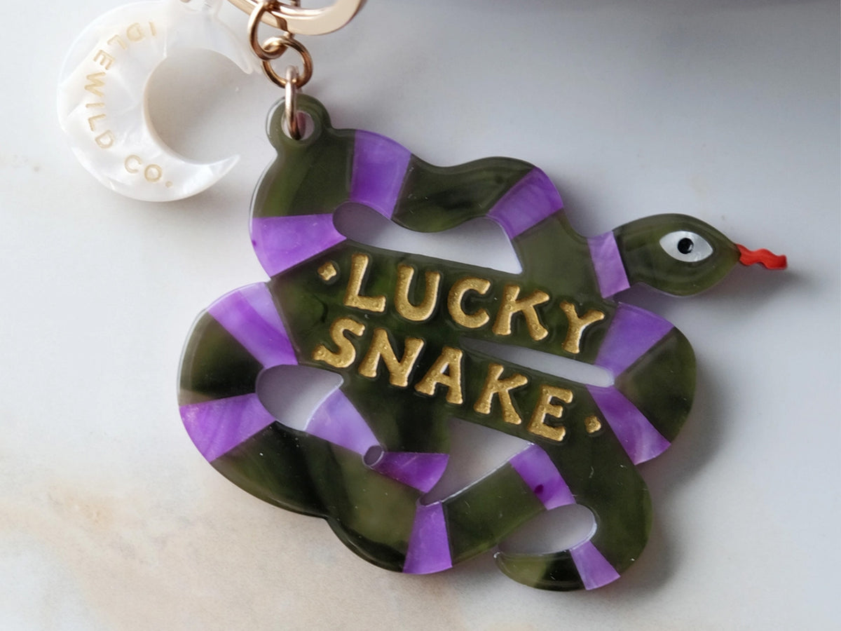 Lucky Snake Bag Charm