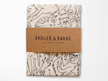 Snitty Kitty NO Tea Towel