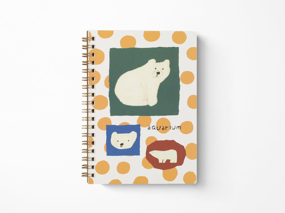 Japanese Ring Notebook - Polar Bear