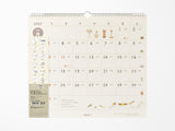 Midori Wall Calendar 2027 - Cat