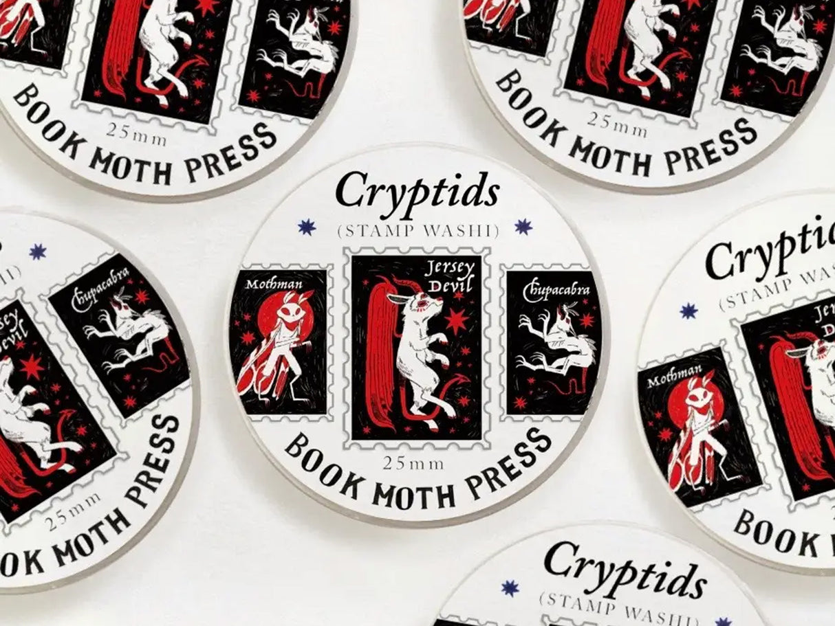 Cryptid Stamps Washi Tape