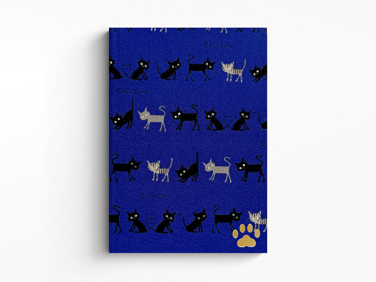 Japanese Cat Textile Notebook