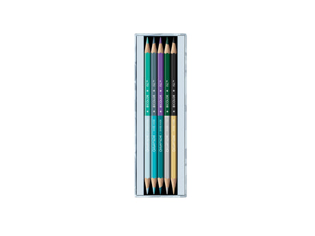 Caran D'Ache 9 Pencil Set + 1 Brush ALPINE FROST – Special Edition