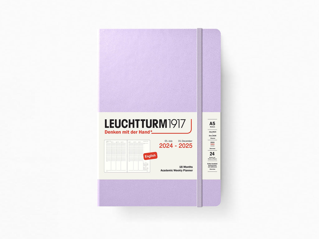 2025 Leuchtturm 1917 18 Month Academic Planner - LILAC Hardcover