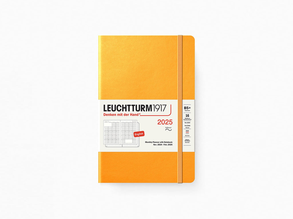 2025 Leuchtturm 1917 Monthly Planner & Notebook - APRICOT Softcover