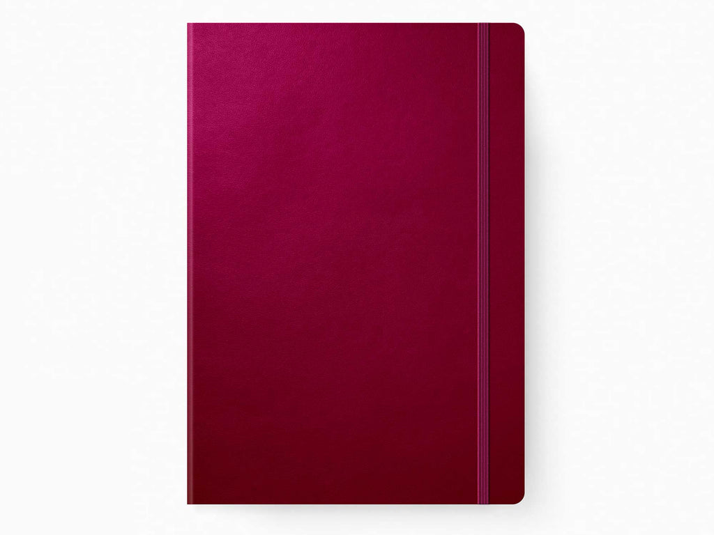 2025 Leuchtturm 1917 Monthly Planner & Notebook - PORT RED Softcover