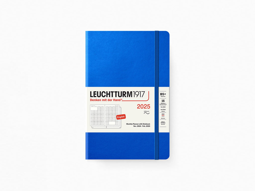 2025 Leuchtturm 1917 Monthly Planner & Notebook - SKY Softcover