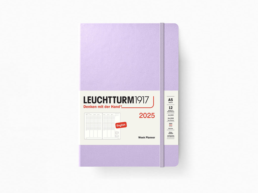 2025 Leuchtturm 1917 Week Planner - LILAC Hardcover