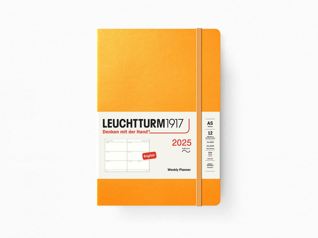 2025 Leuchtturm 1917 Weekly Planner - APRICOT Softcover