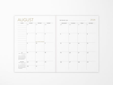 2026 - 2027 Menagerie - Seedlings On the Go Planner