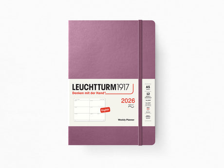 2026 Leuchtturm 1917 Weekly Planner - DUSTY ROSE Softcover