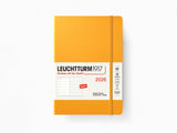 2026 Leuchtturm 1917 Weekly Planner & Notebook - RISING SUN Hardcover, Dotted Pages