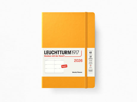 2026 Leuchtturm 1917 Weekly Planner - RISING SUN Hardcover
