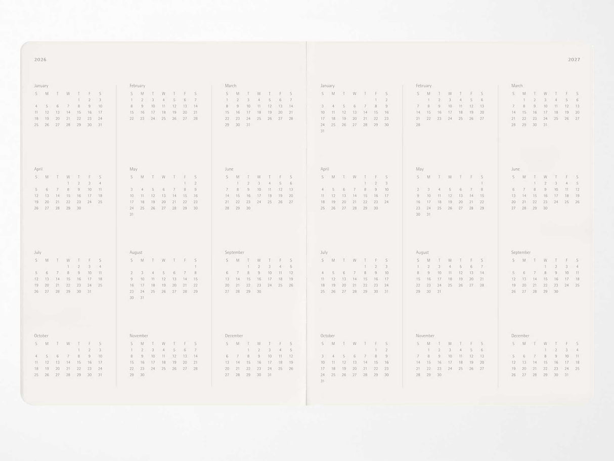 2026 Moleskine 15 Month Essential Weekly Vertical Planner - SAPPHIRE BLUE Softcover