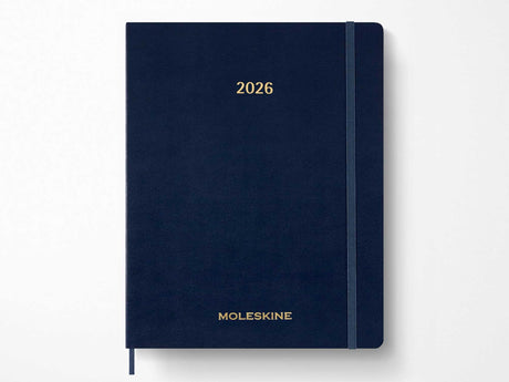 2026 Moleskine 15 Month Essential Weekly Vertical Planner - SAPPHIRE BLUE Softcover