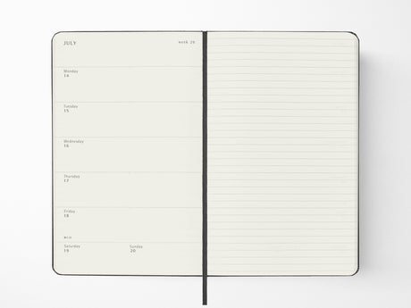 2026 Moleskine Classic Weekly Planner - BLACK Hardcover