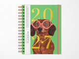 2027 Dachshund Spiral Bound Planner