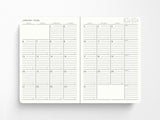 2027 Leuchtturm 1917 Monthly Planner with Notebook - BLACK